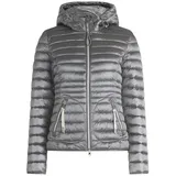 Cartoon Steppjacke mit Reißverschlusstaschen in hellgrau | Gr.: 44