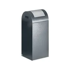 VAR Wertstoffsammler 60 l Silber