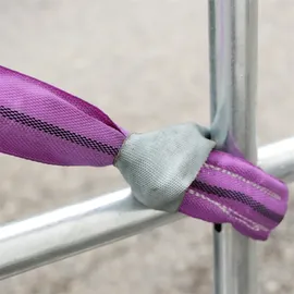 schmidt's onlineshop Rundschlinge, doppelt ummantelt, 4m, Tragkraft 1t/2t, violett, 4 m, / 2 - violett