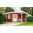 3,90 x 2,40 m rot mit Anbau
