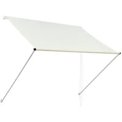 Fenstermarkise Markise Sonnenschutz Klemmmarkise Beige 4,0 x 1,2 m ML-Design®
