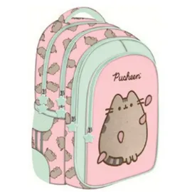 Goldkids - Rucksack Schulrucksack Teenager Kinderrucksack für Jungen und Mädchen Ranzen Tornister Schulltasche Pusheen Motiv