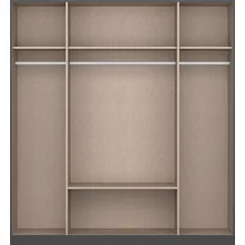 Rauch Drehtürenschrank »StyleUp«, Typ Dark & Wood mit trendigen farblich abgesetzten Griffen