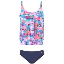 VENICE BEACH Tankini Damen pink-blau-bedruckt Gr.36