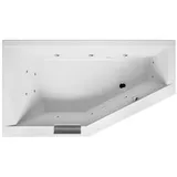Riho Geta Badewanne, asymmetrisch, Version rechts, mit flow-System, 1-Sitzer, weiß, B029004005, Ausführung: 160x90x52cm, Nutzinhalt: 220 Liter