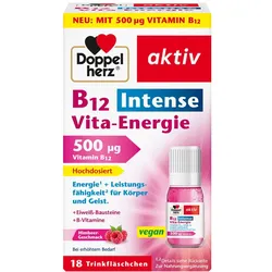 Doppelherz B12 Intense Vita-Energie Trinkfl. 18 St