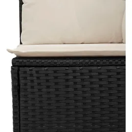 vidaXL Gartenbank 1-tlg Schwarz