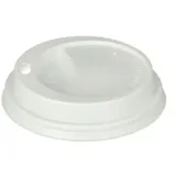 Papstar Starpak Dom-Deckel, PS "To Go" rund Ø 8 cm 2 cm weiss
