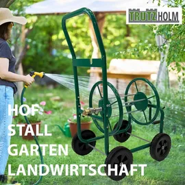 Trutzholm Schlauchwagen Basic 50 m Stahl grün