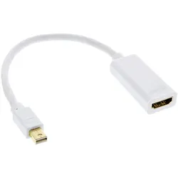 InLine Mini DisplayPort HDMI Adapterkabel mit Audio