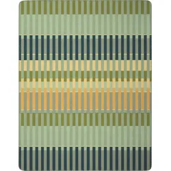 Biederlack Wohn- und Kuscheldecke 'Lineup Green' 150 x 200 cm Grün