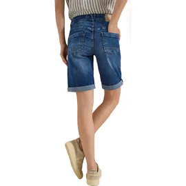 Cecil Slim Leg Jeansshorts Blau 30