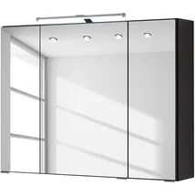 Held Bologna 3D 80 cm mit Aufbauleuchte graphitgrau