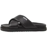 Levi's Damen Lydia Sandals, Full Black, 39 EU