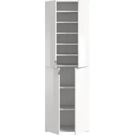 xonox.home Projekt X Garderobenschrank 195 x 34 x 193 cm weiß