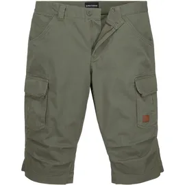 Bruno Banani Bermudas BRUNO BANANI, Herren, Gr. 34, Länge 32, grün (olivgrün), Denim/Jeans, Obermaterial: 100% Baumwolle, schmal knieumspielend, Hosen Bermudas, schmale Passform, gerade Beinform, mit Cargotaschen, Topseller