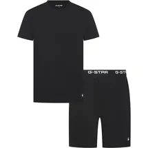 G-Star Pyjama SLATE, T-Shirt & Shorts Schwarz XXL