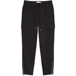 MARC O ́POLO Pants, tailored jog pants, tapered leg, seam details, cargo pock DEEP NIGHT BLUE - 42