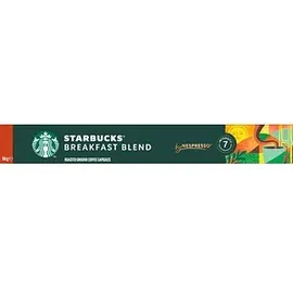 Nespresso STARBUCKS® Breakfast Blend Kaffeekapseln, mild, 10 Portionen