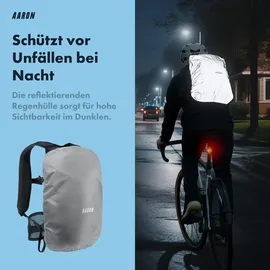 Aaron Fahrradrucksack 25 l Schwarz