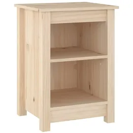 vidaXL Nachttische 2 Stk. 40x35x55 cm Massivholz Kiefer