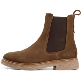 CAMEL ACTIVE Damen Chelsea Boot aus Veloursleder Braun, womenswear-39