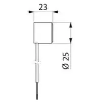 Delabie Sensor für TEMPOMATIC mit Kabel L 0,7m