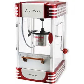 TOP Popcornmaschine POM-120650, Fun Kitchen, Silber, Rot