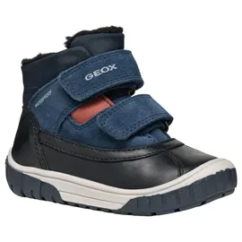 GEOX Baby-Jungen B OMAR Boy WPF C Ankle Boot, Black/Navy, 21 EU