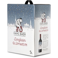 Dornfelder Glühwein aus deutschem Rotwein - HANS BAER - Bag-in-Box (1x 5L)