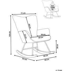 Beliani Beliani, Sessel, Arset