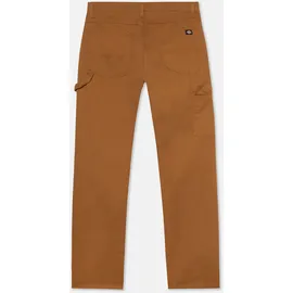 Dickies Arbeitshose "Dickies Workwear Hosen DUCK CARPENTER TROUSERS", Mädchen, Gr. 38x32, Länge 32, braun (braun duck), Obermaterial: 65% Polyester, 35% Baumwolle, Hosen Arbeitshose