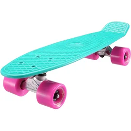 Star-Skateboard Star Skateboard Kicktail Blau/Pink