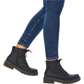 Rieker Schnürstiefel in schwarz | Gr.: 36