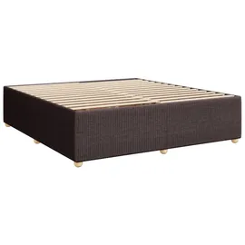 vidaXL Boxspringbett 180 x 200 cm Dunkelbraun