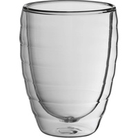 Kela Latte Macchiato Glas, Cesena, 2-tlg, Doppelwandiges Glas, 350 ml, 12412, Transparent