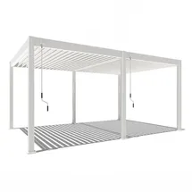 Weide Deluxe Pergola 3,6 x 5,3 m Weiß