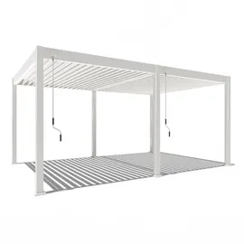 Weide Deluxe Pergola 3,6 x 5,3 m Weiß