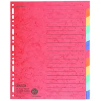 Falken Falken, Register Karton, 24,0 x 29,7cm, 230g/m2 Manila-RC-Karton,