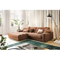 KAWOLA Sofa LANA Ecksofa Cord rost