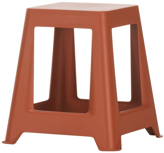 Vitra Hocker Chap rot, Designer Konstantin Grcic, 45.5x43x43 cm