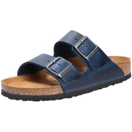 Birkenstock Arizona Weichbettung Nubukleder geölt blau 44