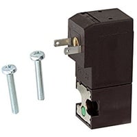 Riegler 3/2-Mini-Magnetventil direktgesteuert NC, 24 VDC, fürGerätestecker