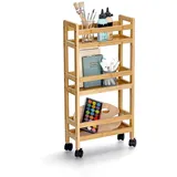 Zeller 18984 Nischen-Rollwagen, Bambus/MDF