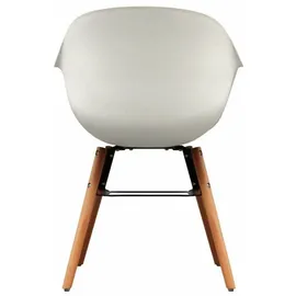 Paperflow 2 meet powered by PAPERFLOW Schalenstühle Wiseman CHWISEX2.23.13 weiß Kunststoff