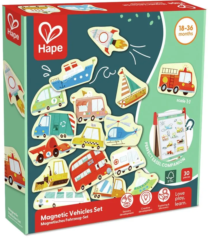 Hape Magnetisches Fahrzeug-Set Set 1 St