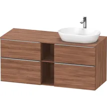 Duravit D-Neo Konsolenwaschtischunterbau wandhängend Nussbaum Matt 1400x550x664 mm - DE4970R70790000