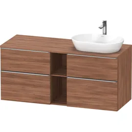 Duravit D-Neo Konsolenwaschtischunterbau wandhängend Nussbaum Matt 1400x550x664 mm - DE4970R70790000