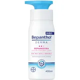Bepanthol Feuchtigkeitscreme für trockene Haut reparierende Derma-Lotion 400 ml