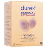 DUREX Sensual - Extra Lube lubricated condoms 20 pcs